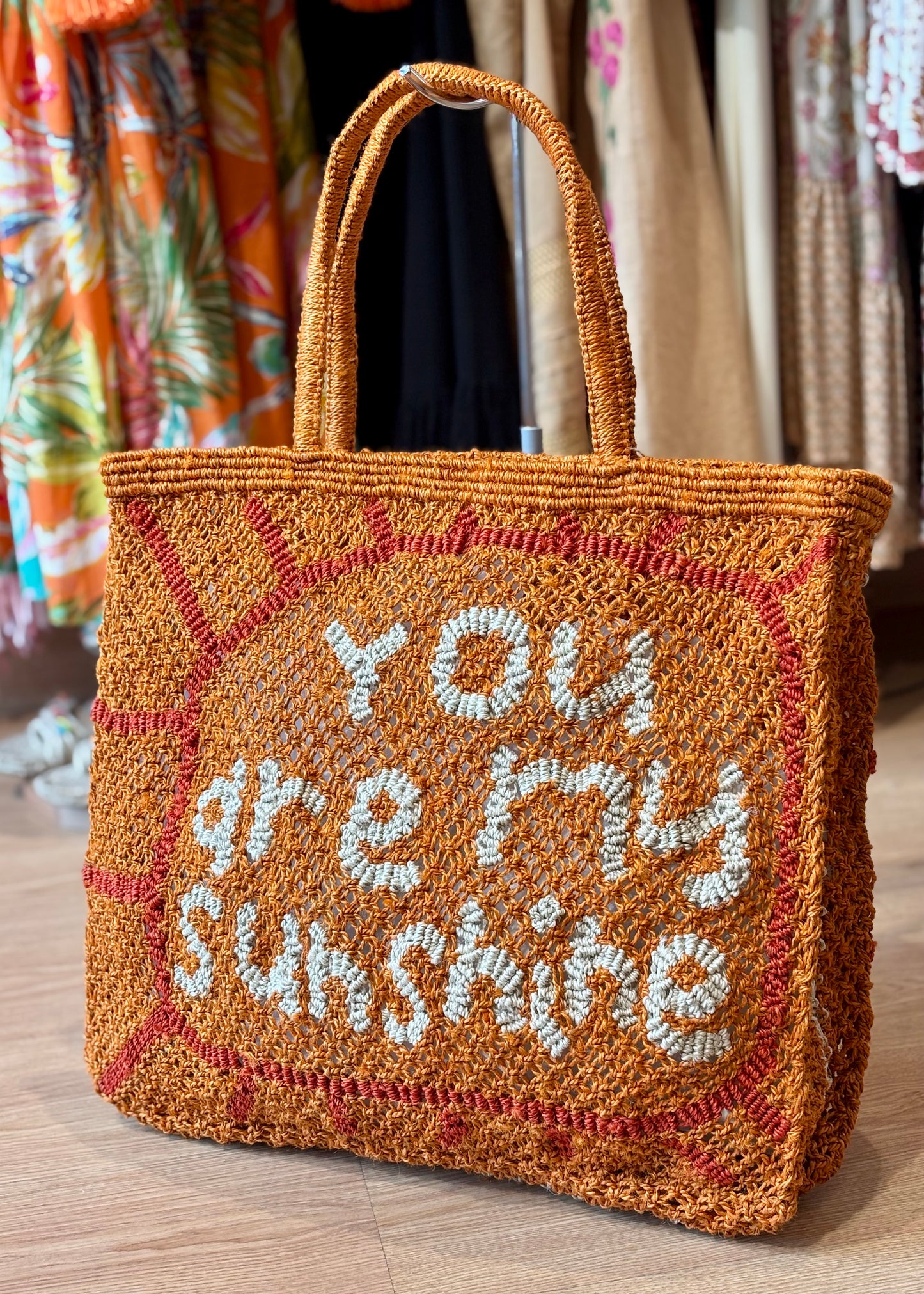 Bolso de yute “You are my Sunshine”