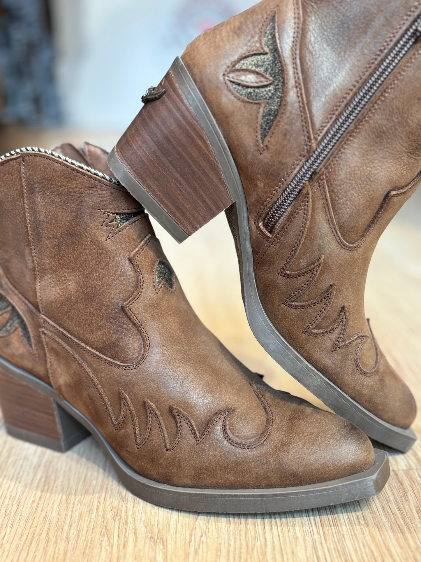 Botines Nemónic camel