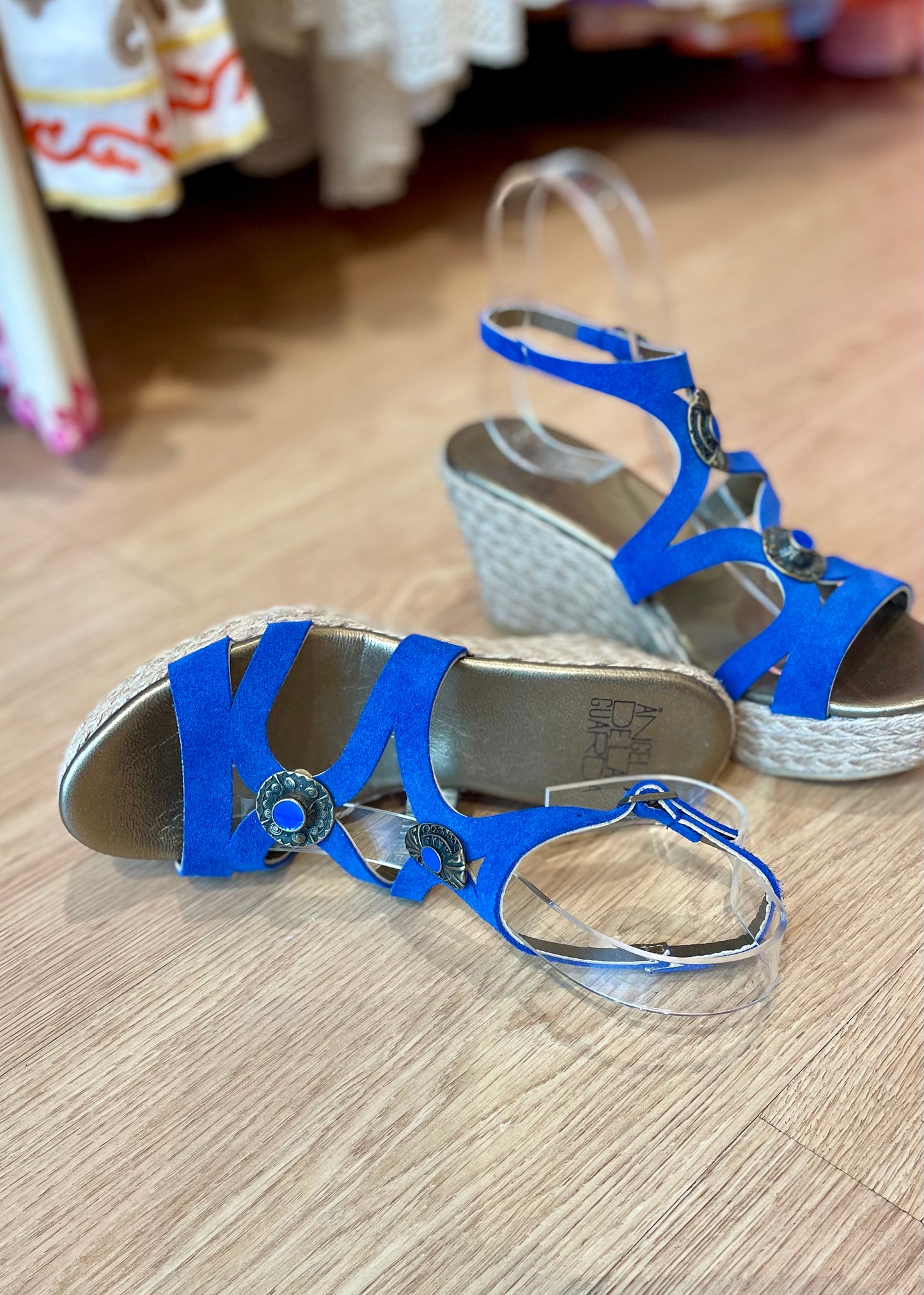 Sandalia Sibilla en azul klein