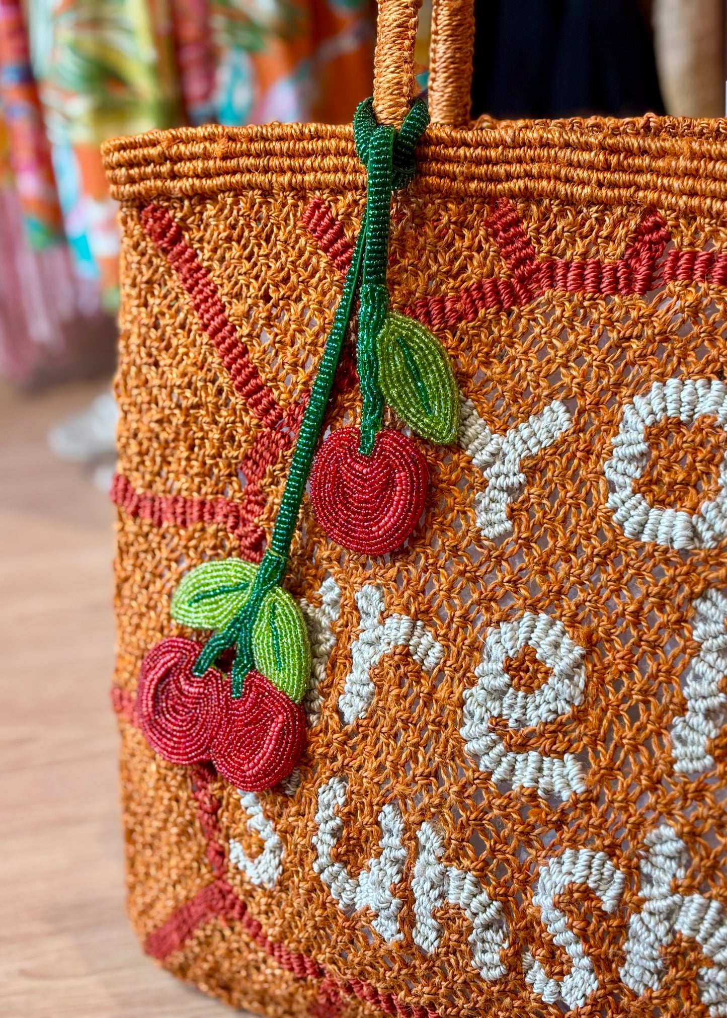 Charm Bits para bolso Cerezas