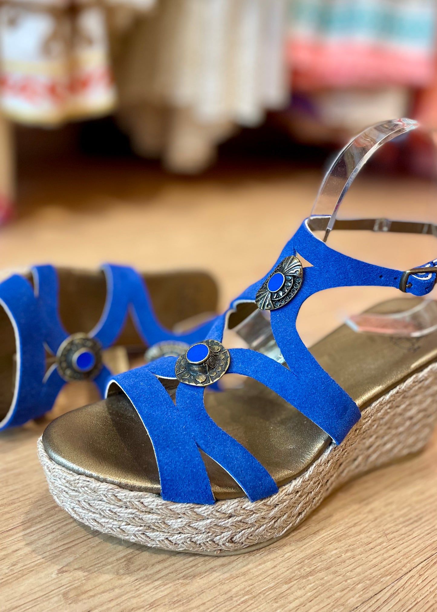 Sandalia Sibilla en azul klein