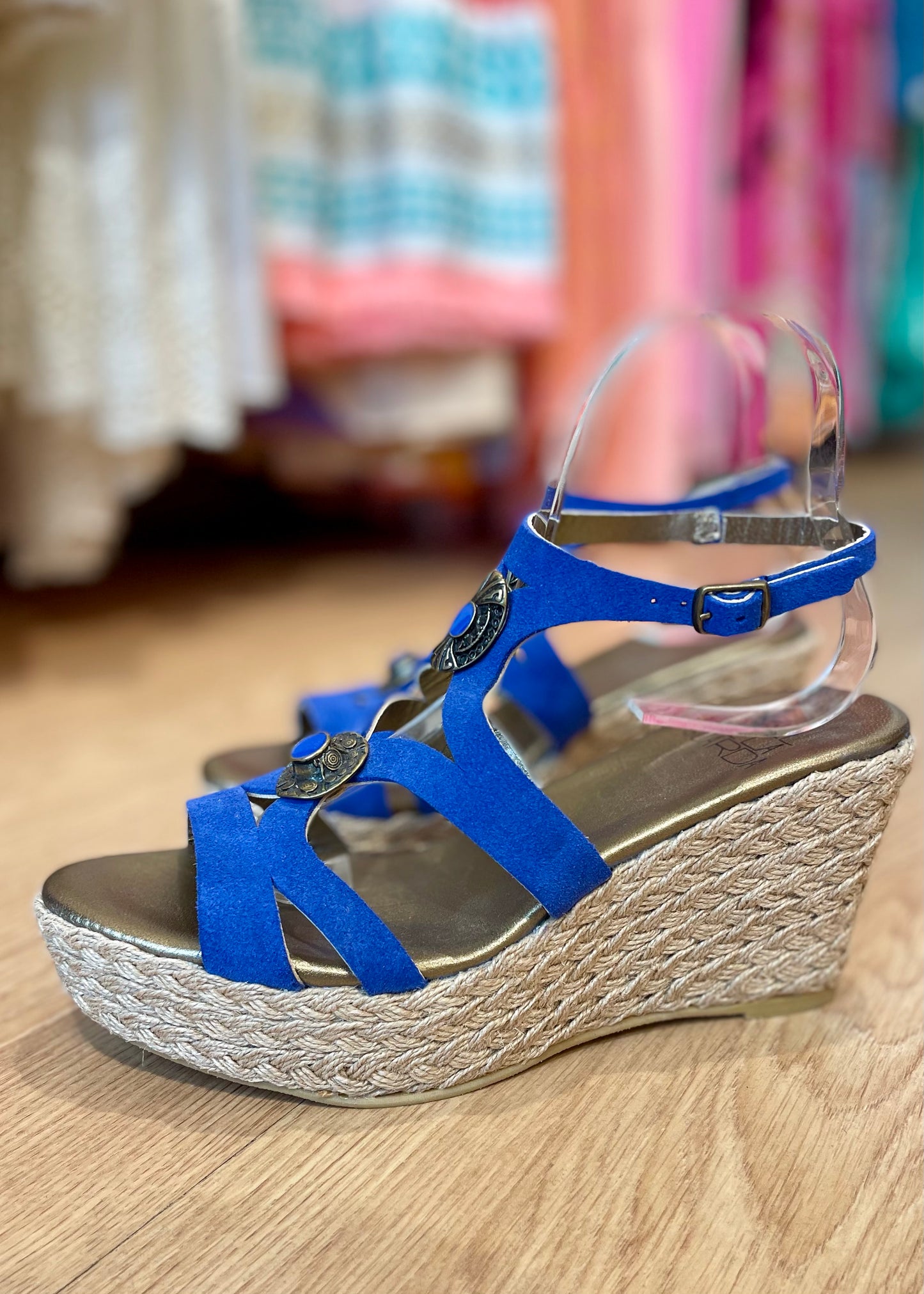 Sandalia Sibilla en azul klein