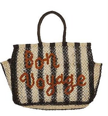 Bolso de yute "Bon Voyage"