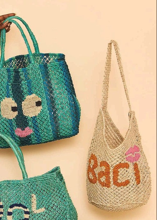 Bolso de yute "Baci"