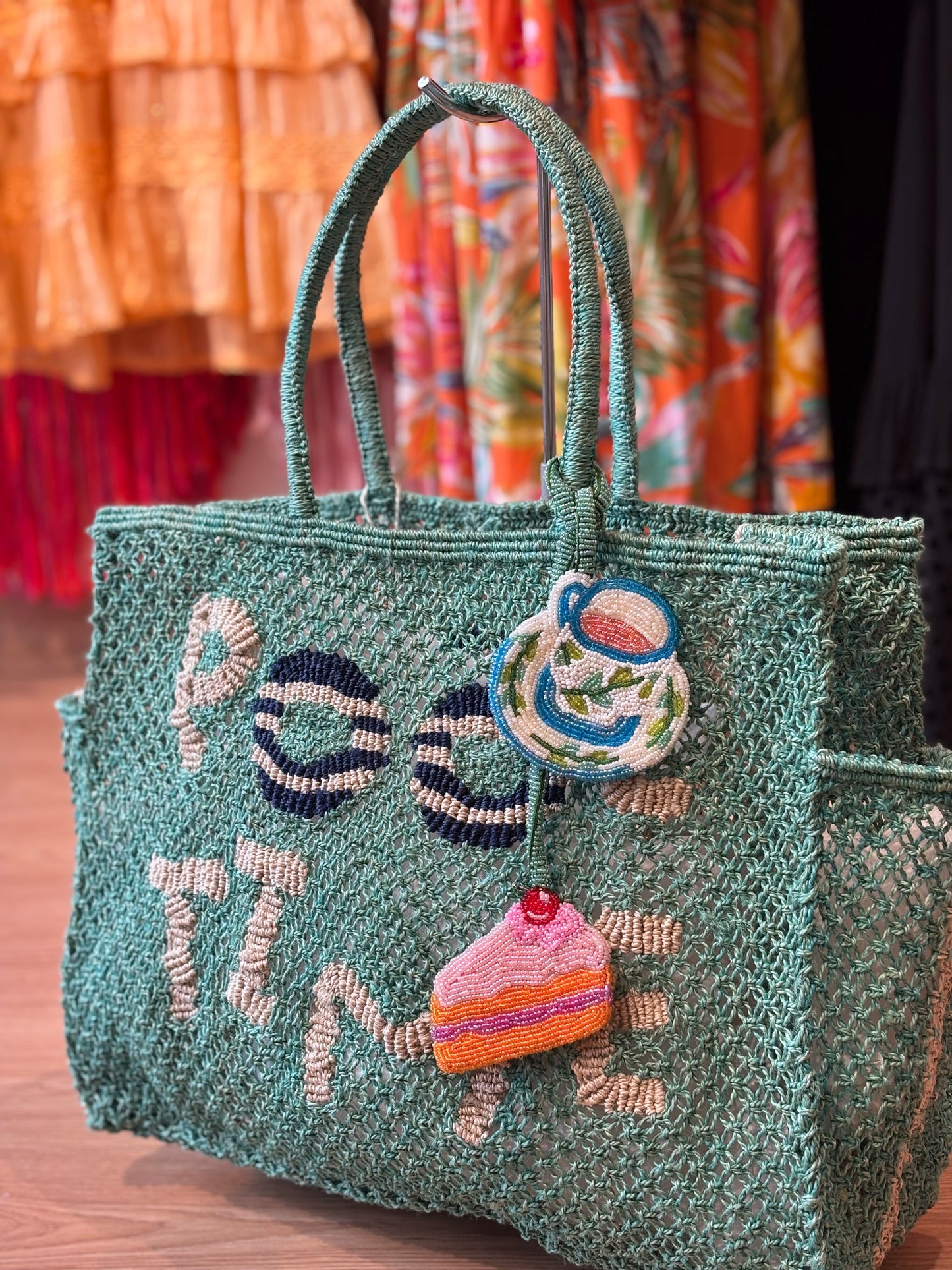 Bolso de yute “Pool Time”