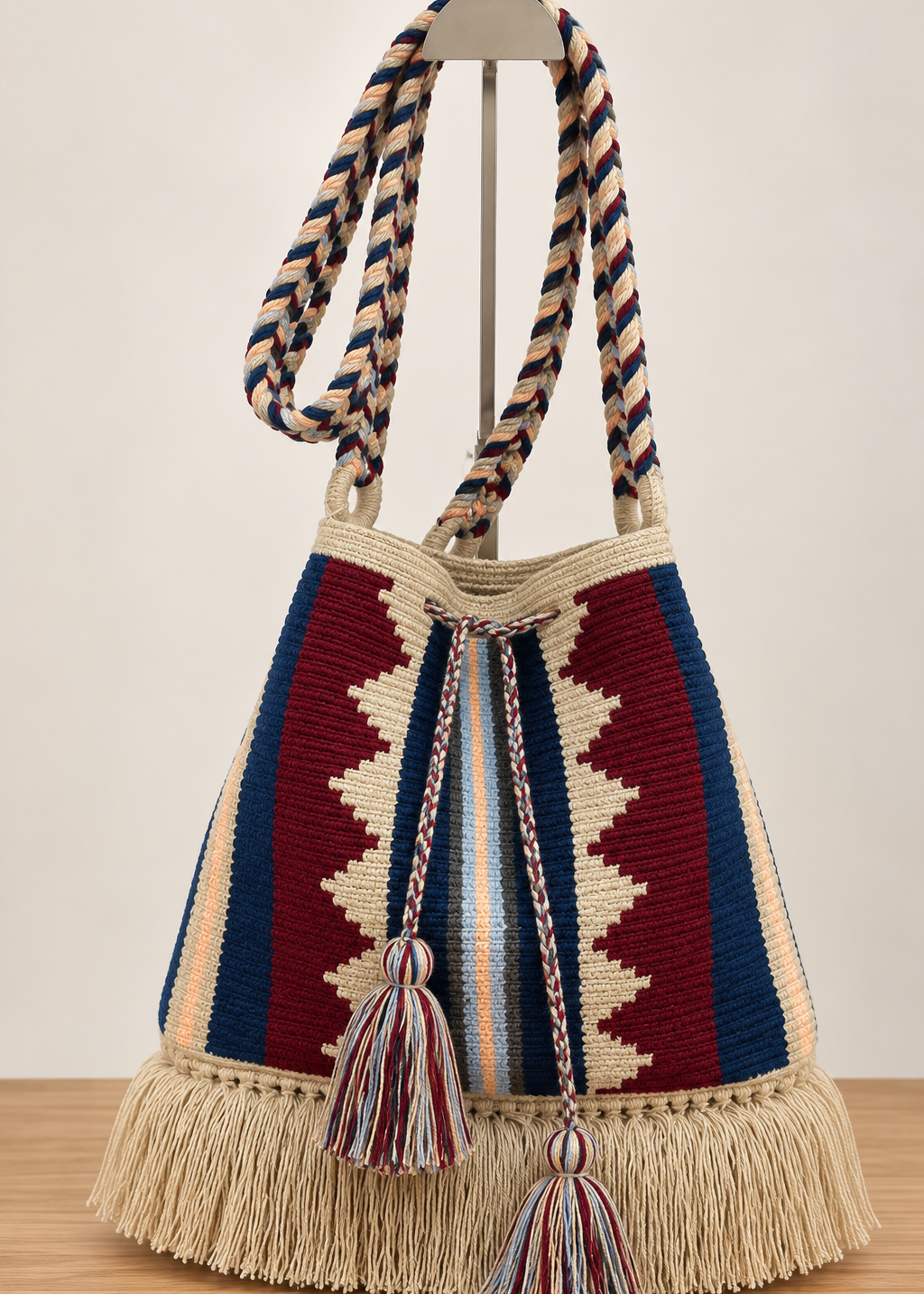 Bolso wayuu multicolor