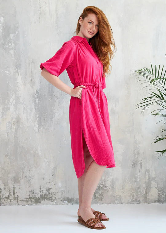 Vestido fucsia Sheri