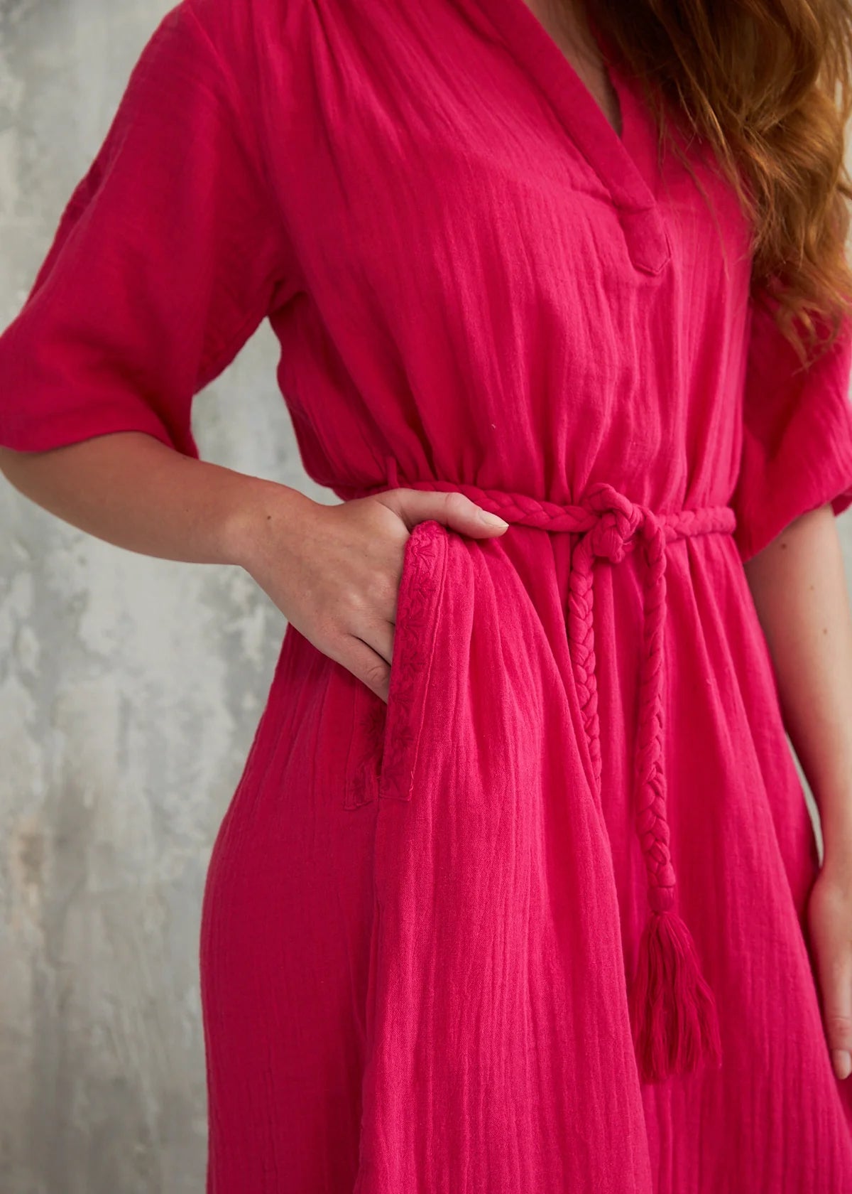 Vestido fucsia Sheri