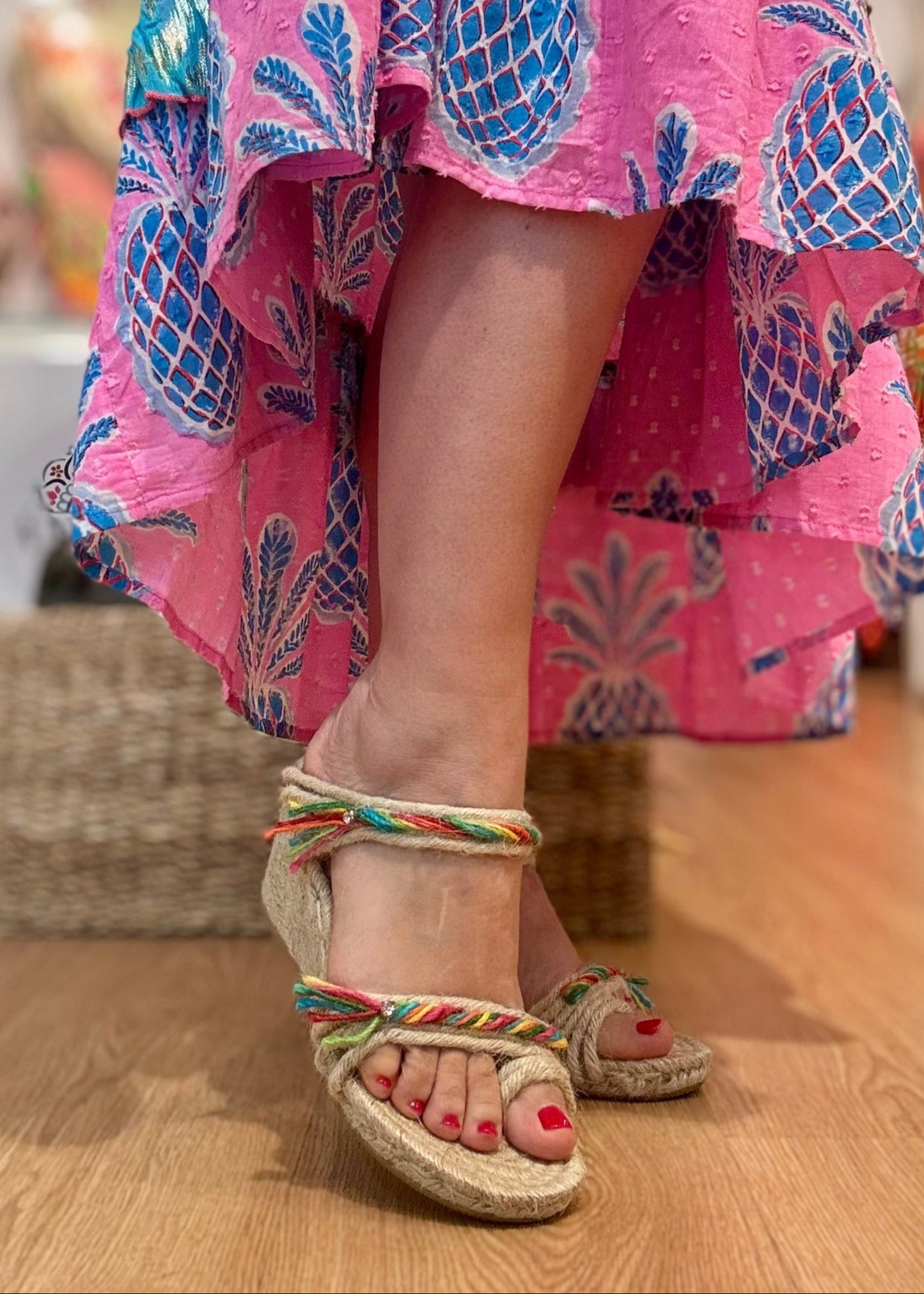 Sandalia yute Aura yute multicolor