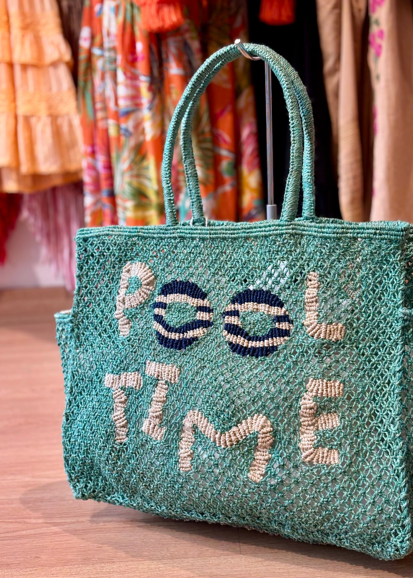 Bolso de yute “Pool Time”