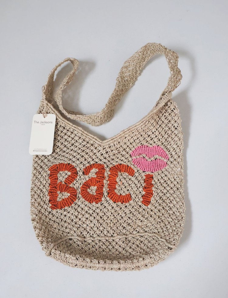 Bolso de yute "Baci"