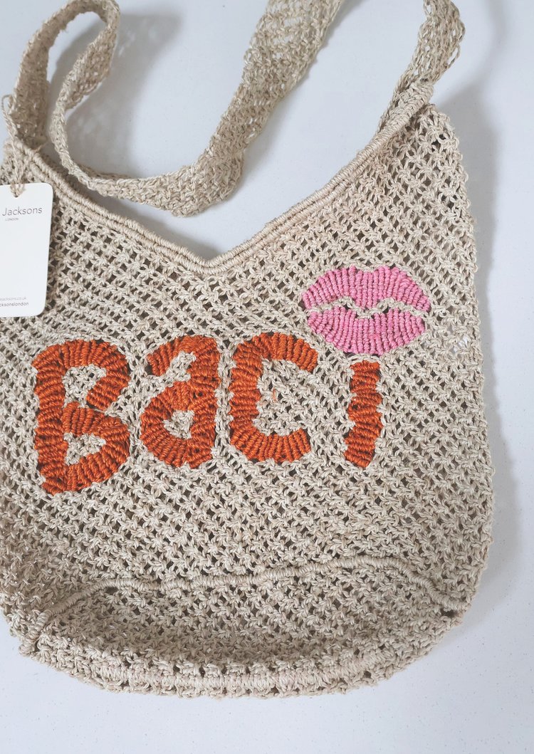 Bolso de yute "Baci"