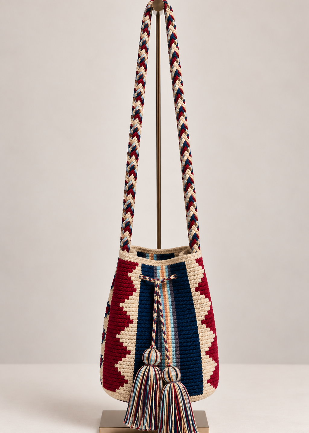 Bombonera wayuu multicolor