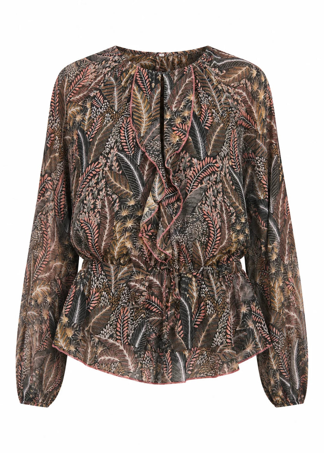 Blusa estampada volantes Amir