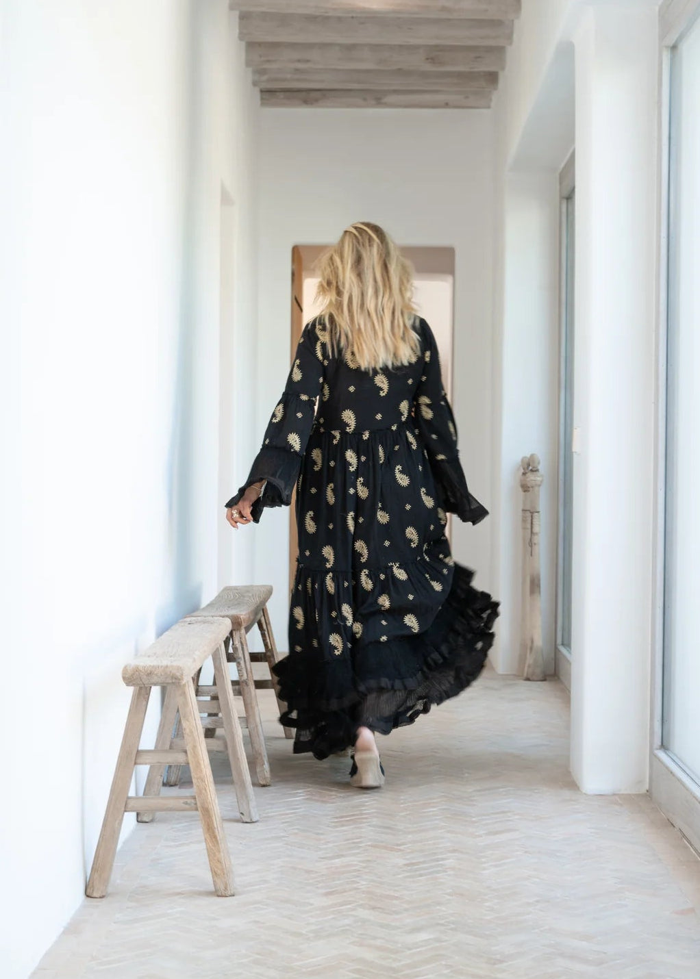 Maxi Vestido Dali Esencia Negro