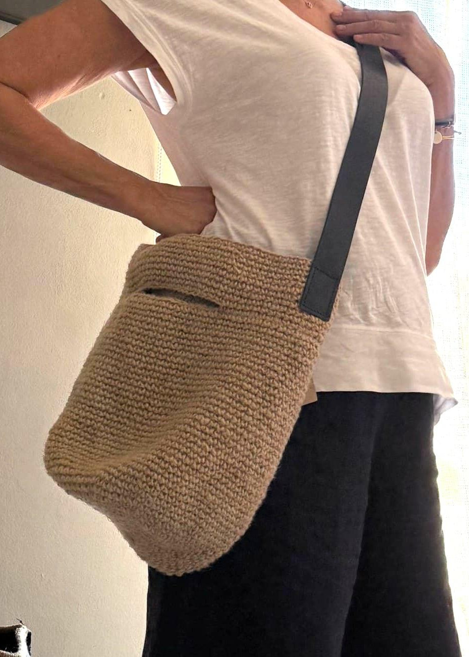Bolso bola de yute