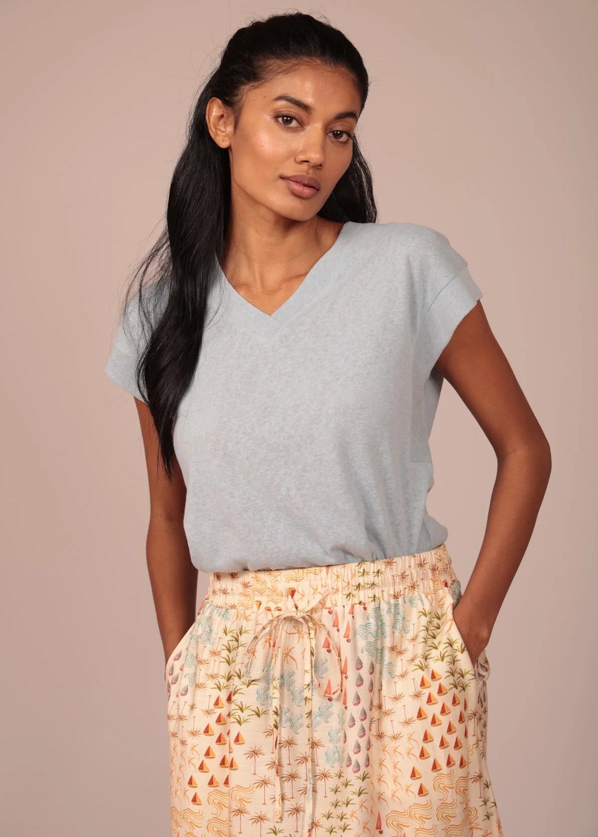 Camiseta celeste Chiara