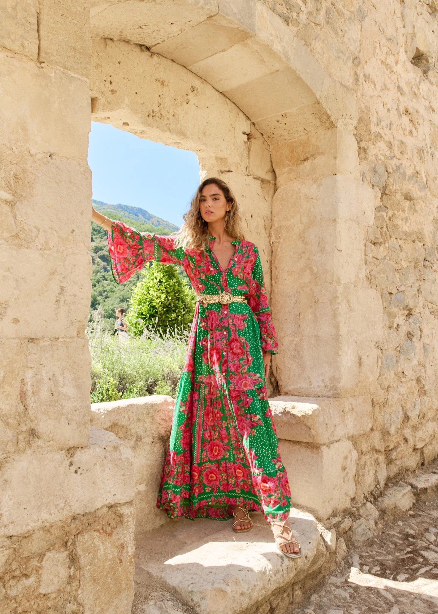Vestido con mangas Hawai