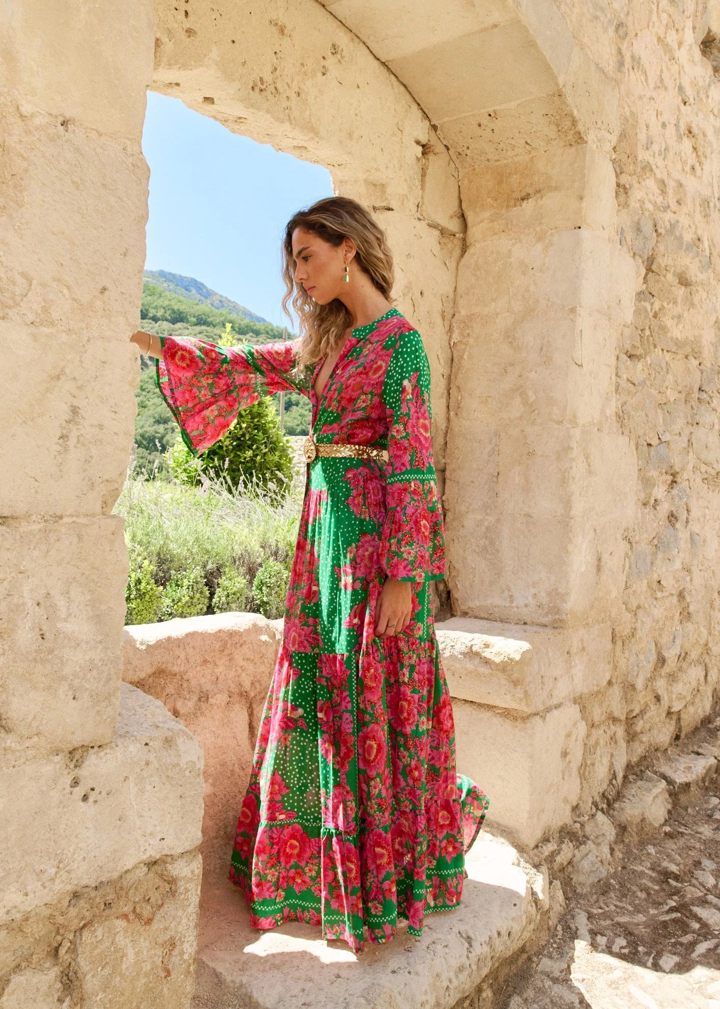 Vestido con mangas Hawai