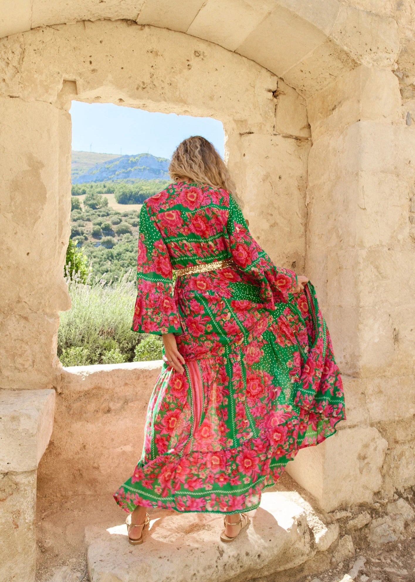 Vestido con mangas Hawai