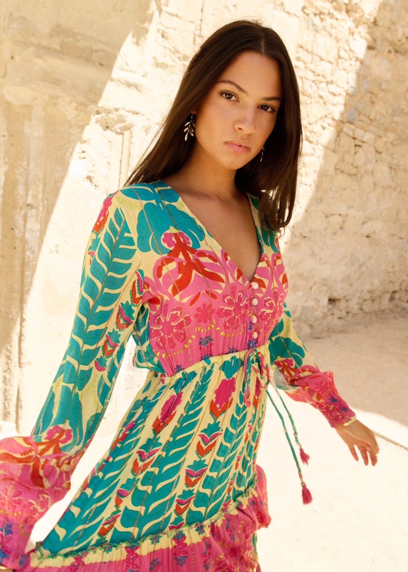Vestido con mangas Ipanema