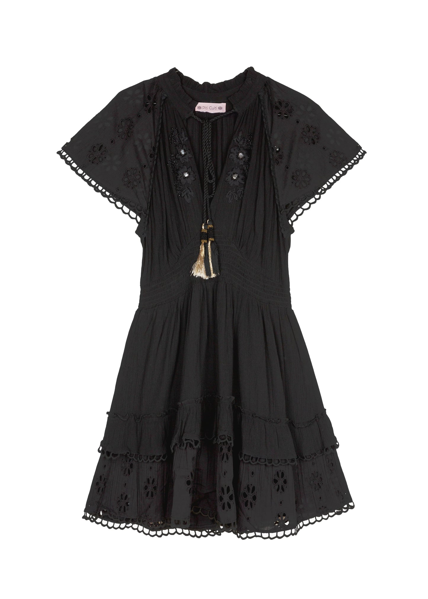 Vestido corto negro Bonaire