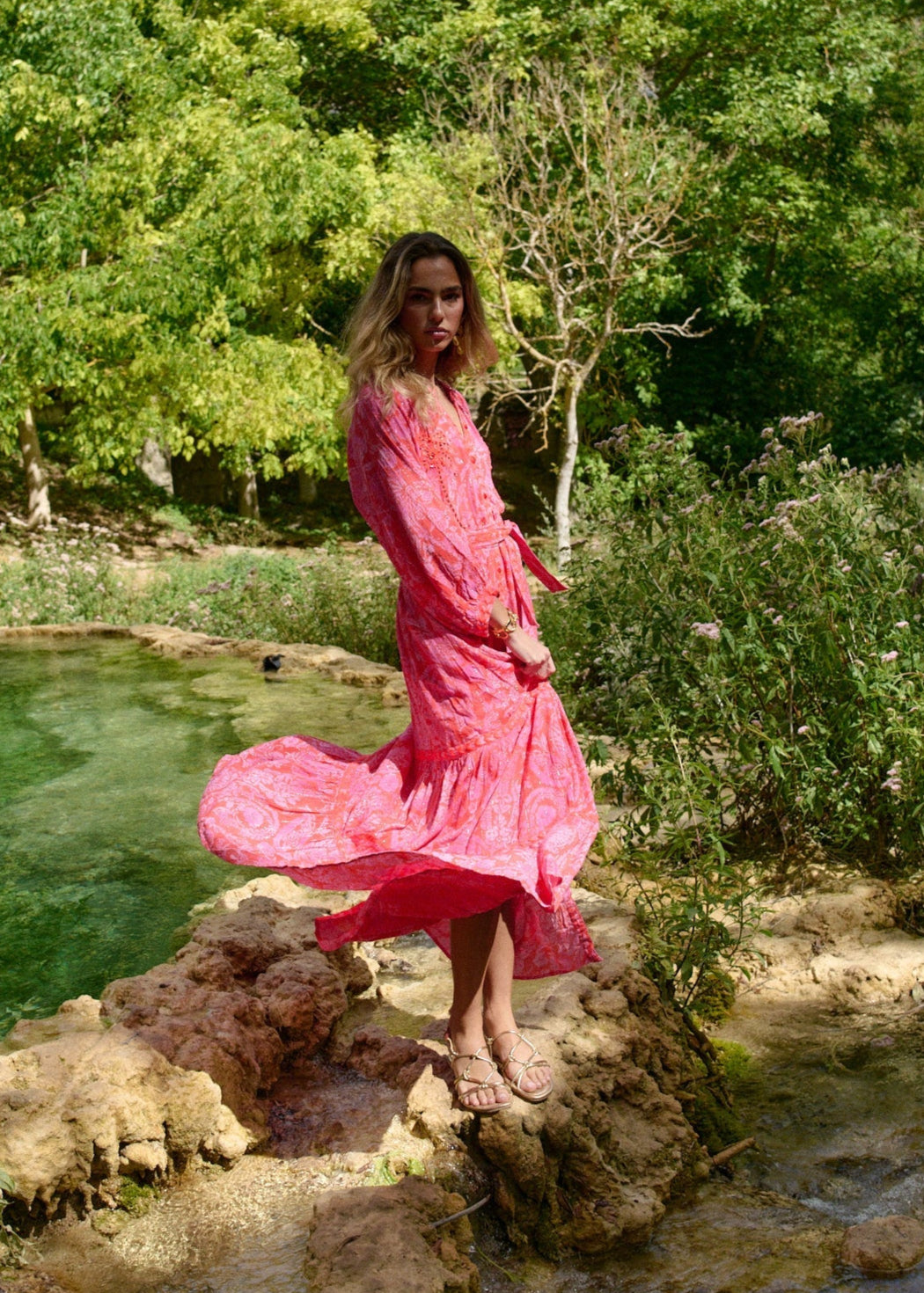 Vestido largo Sahara Rose