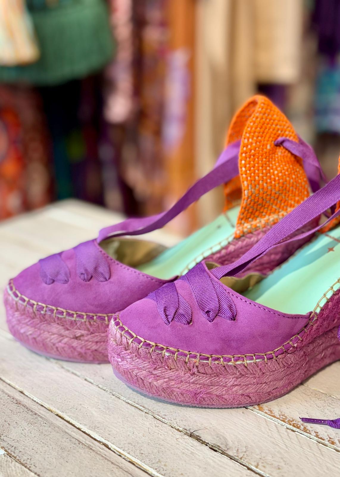 Sandalias Lila naranja Star Love