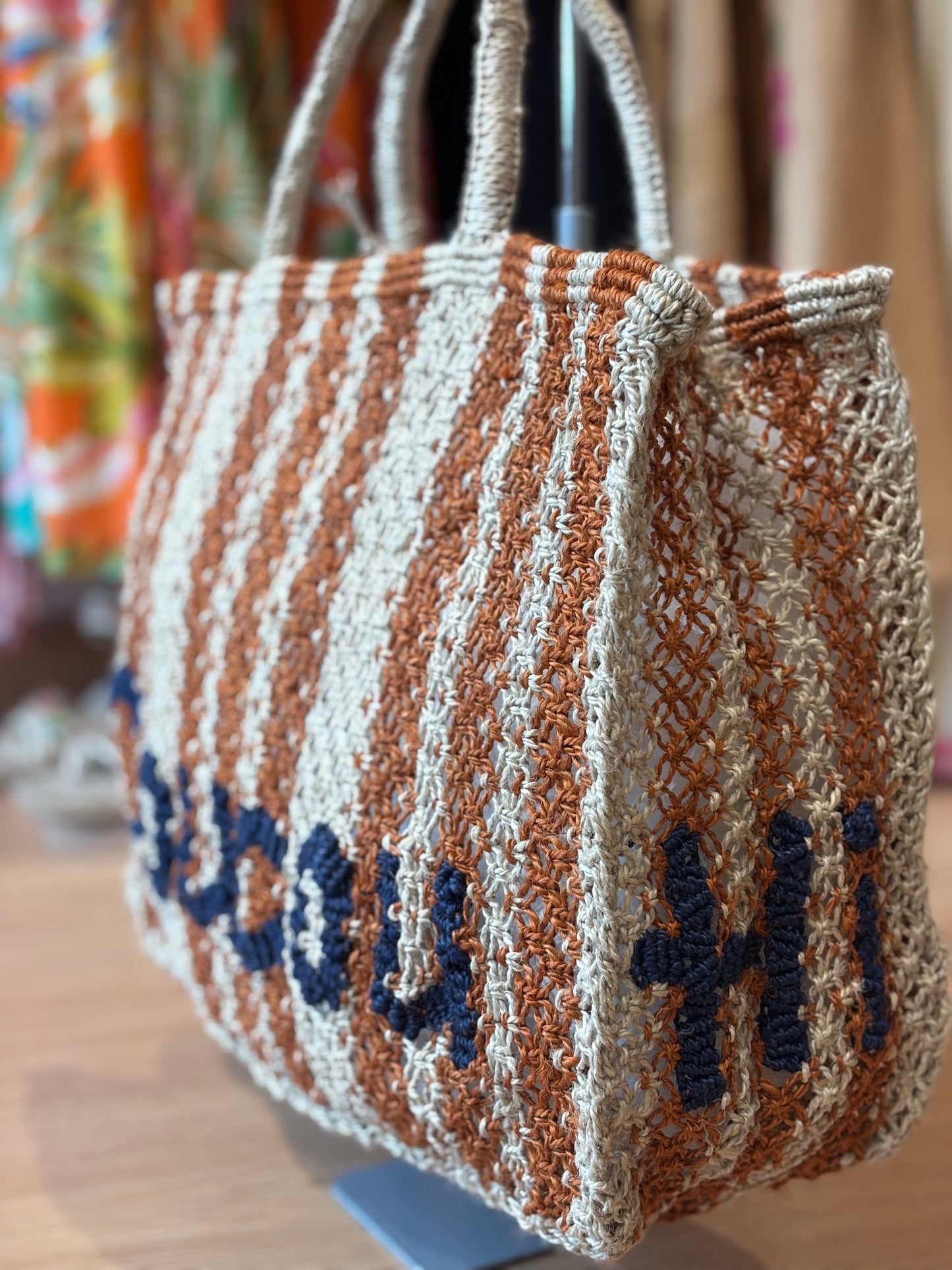 Bolso de yute “Coucou”