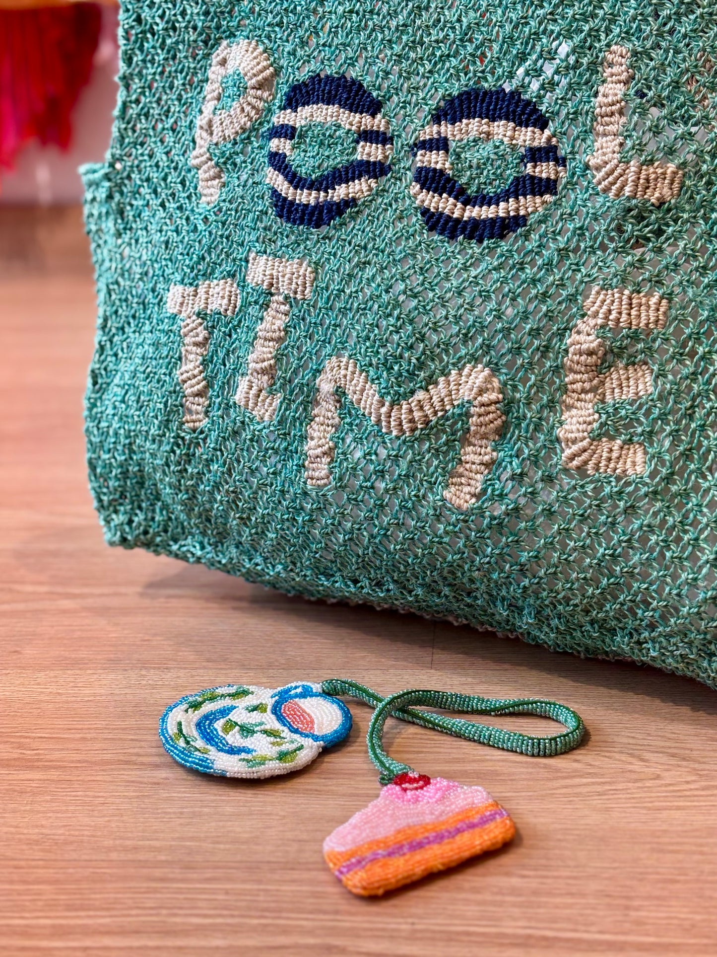 Bolso de yute “Pool Time”