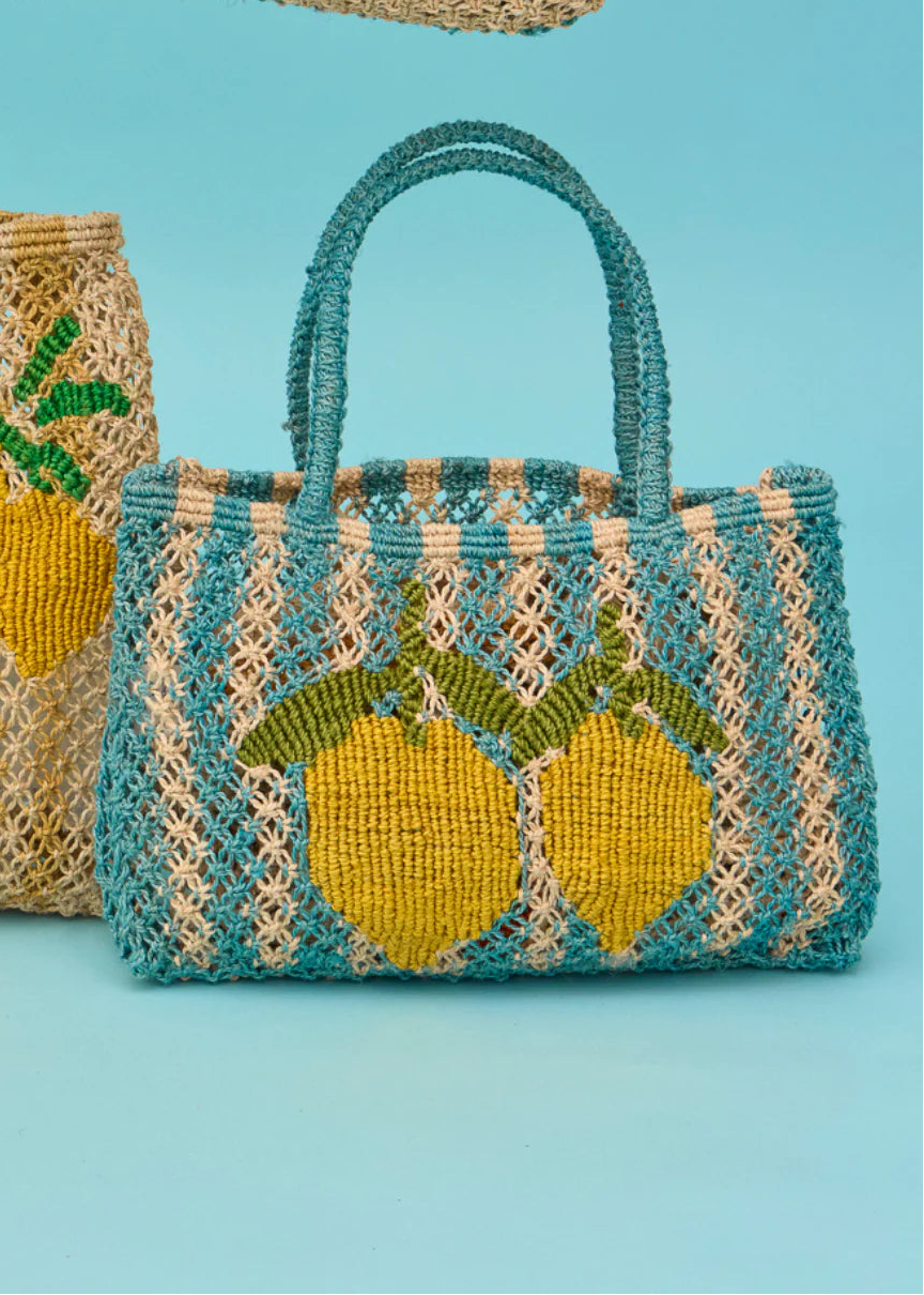 Bolso de yute Limones