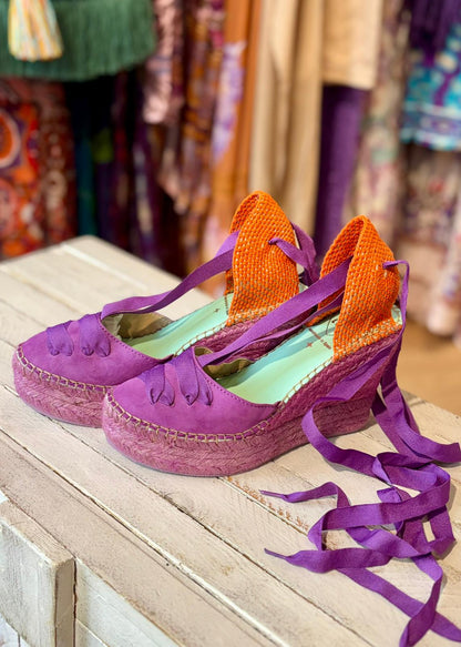 Sandalias Lila naranja Star Love
