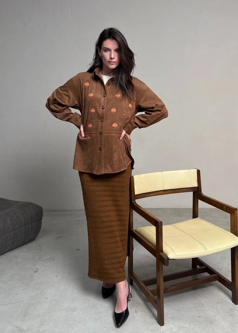 Chaqueta marrón
