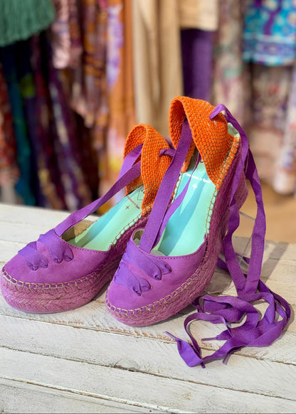 Sandalias Lila naranja Star Love