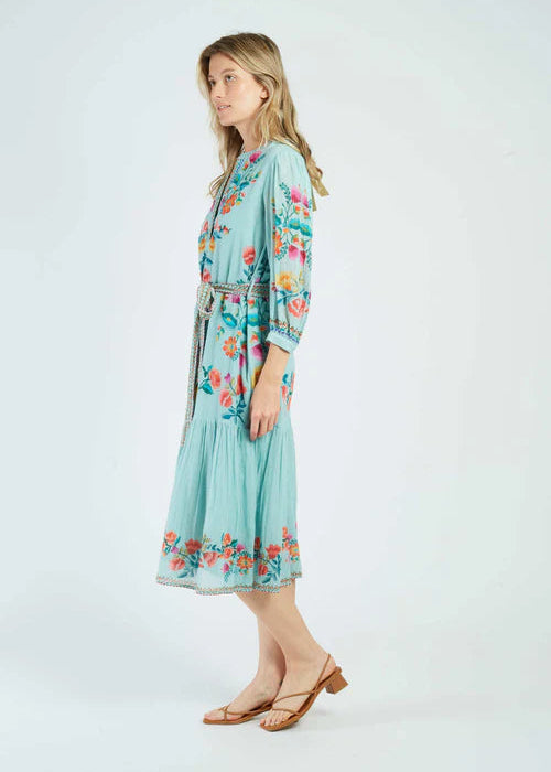Vestido midi estampado