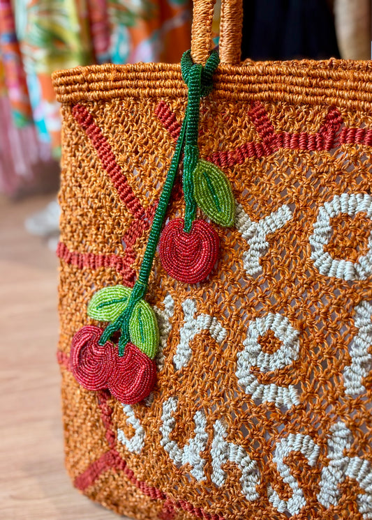 Charm Bits para bolso Cerezas