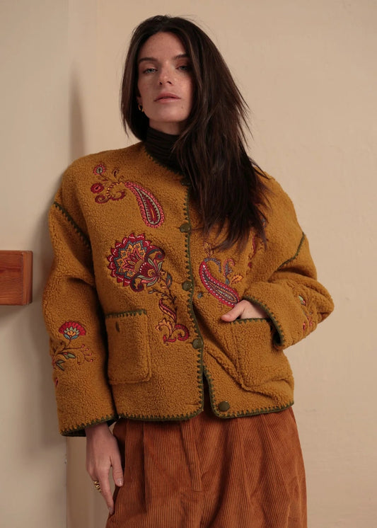 Chaqueta nieves mostaza