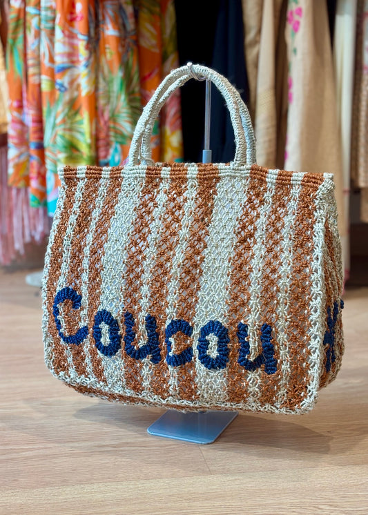 Bolso de yute “Coucou”