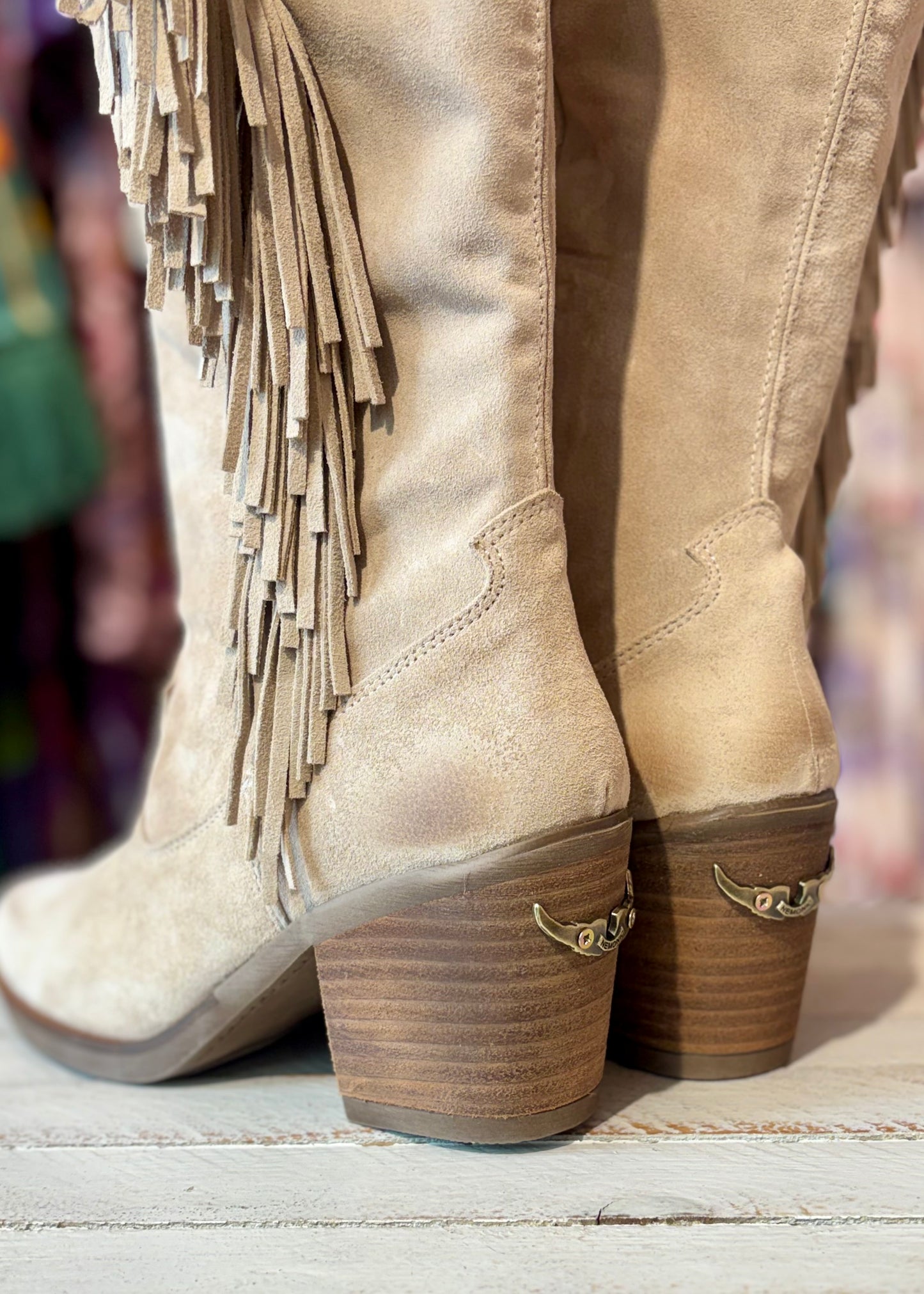 Bota Alta Nemonic beige