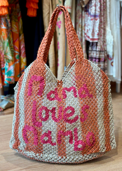 Bolso de yute “Mama loves Mambo”