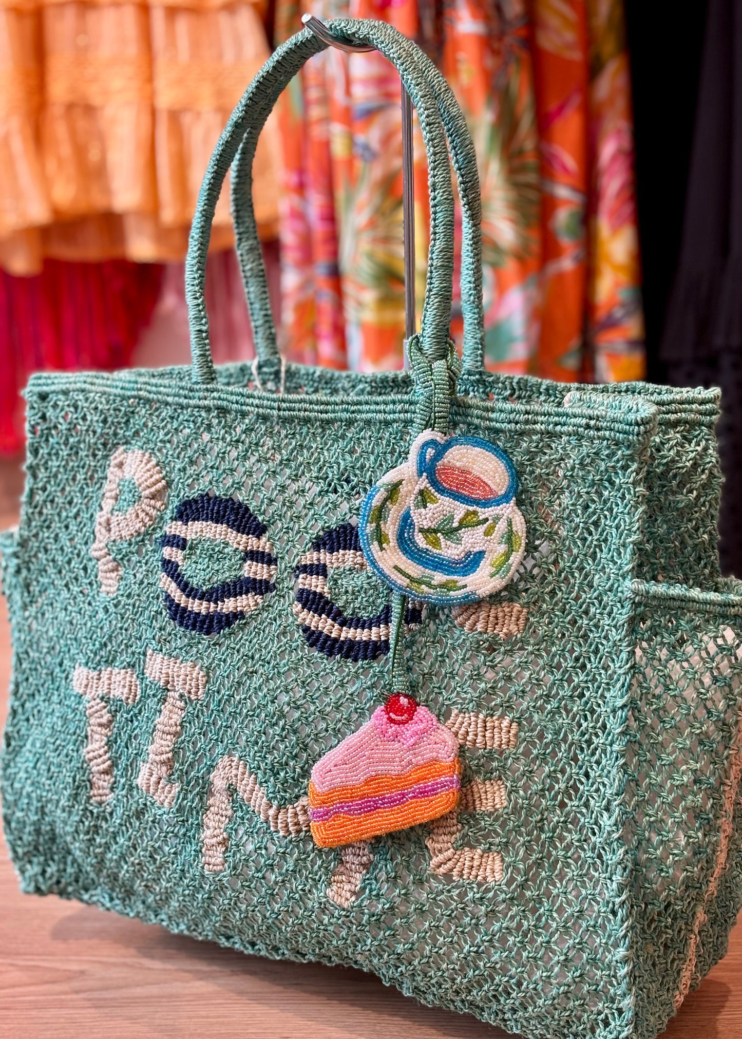 Bolso de yute “Pool Time”