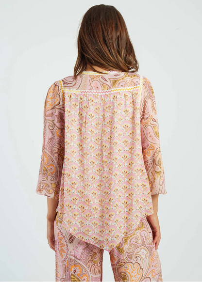 Blusa estampada Aurelie