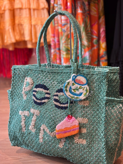Bolso de yute “Pool Time”
