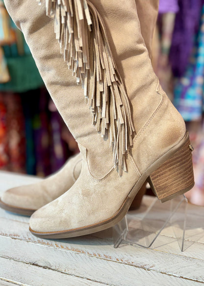 Bota Alta Nemonic beige