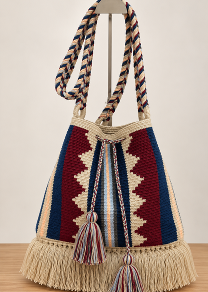Bolso wayuu multicolor