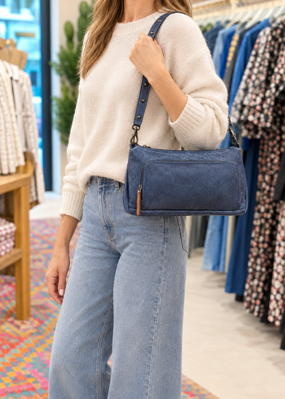 Bolso mediano azul