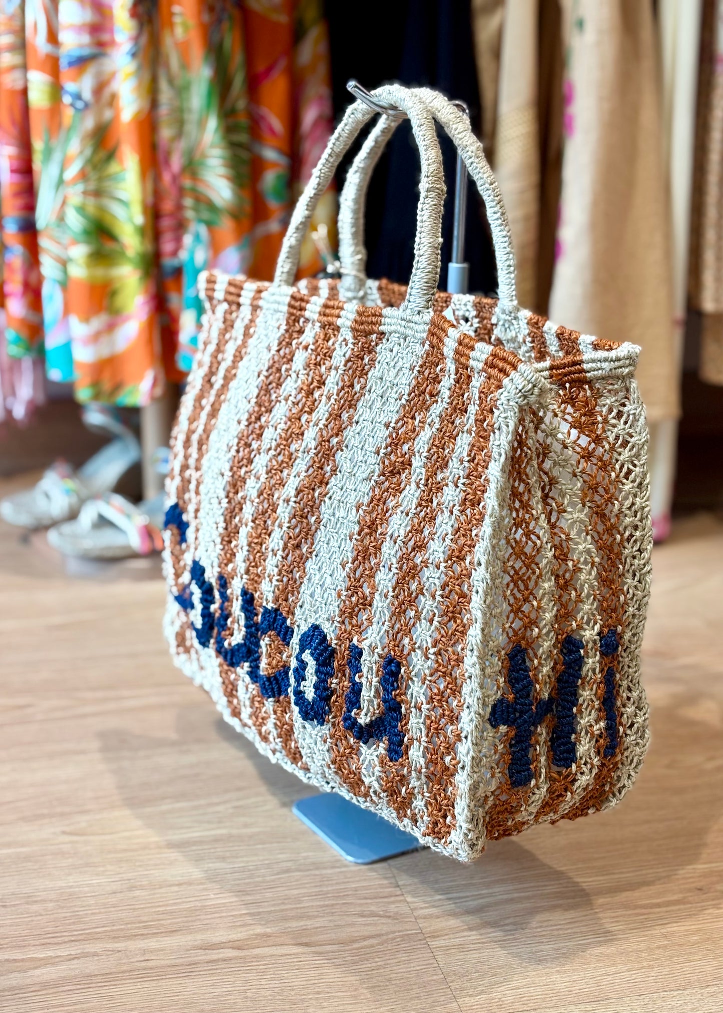 Bolso de yute “Coucou”