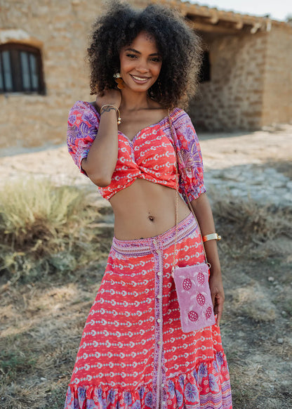 Crossbody Maui rosa