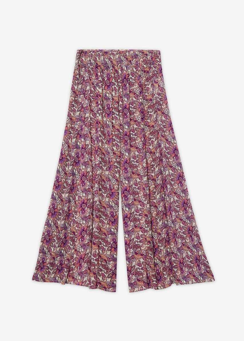 Pantalón palazzo estampado floral