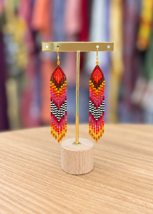 Pendientes miyuki multicolor